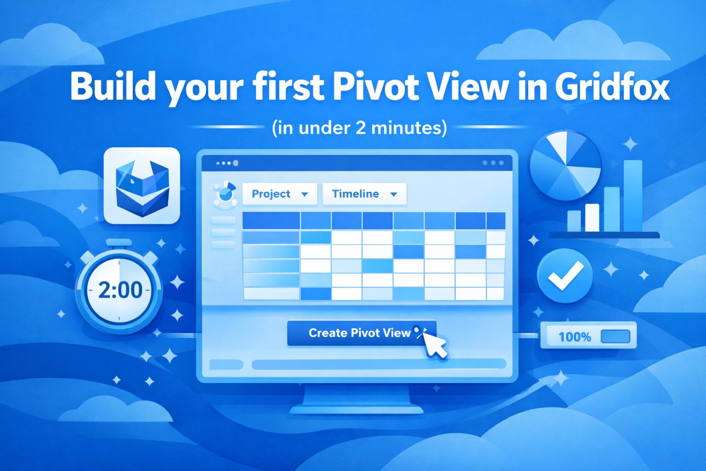 Build your first Pivot View in Gridfox (in under 2 minutes)
