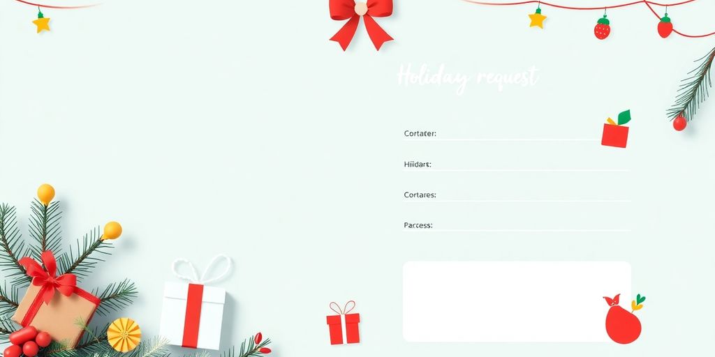 Creating the Perfect Template for Holiday Request Form A Comprehensive Guide