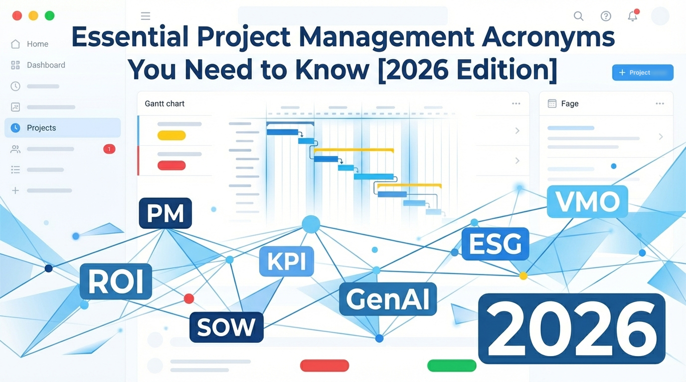Essential Project Management Acronyms You Need to Know [2026 Edition]