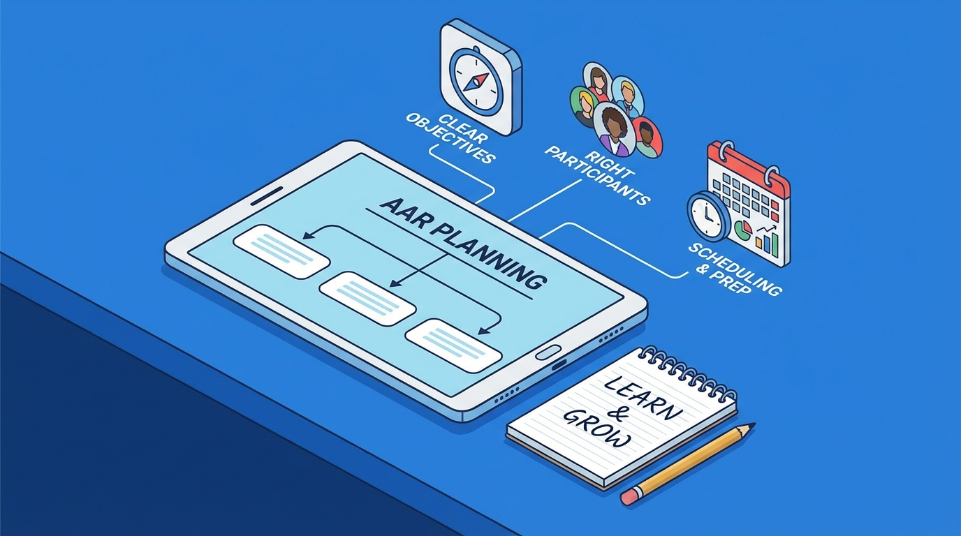 Team discussing strategies in a modern office setting.