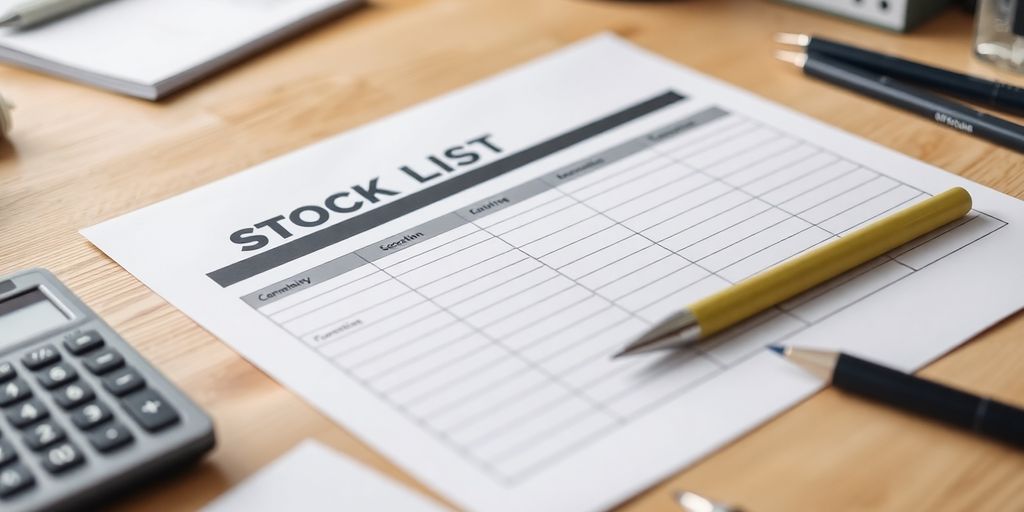 Your Go-To Stock List Template